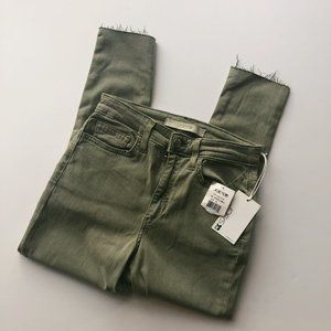 NWT Joes Jeans The Charlie Ankle Skinny Dark Moss